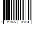 Barcode Image for UPC code 9110025005834