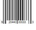 Barcode Image for UPC code 920440000333