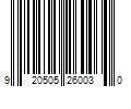 Barcode Image for UPC code 920505260030