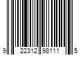 Barcode Image for UPC code 922312981115