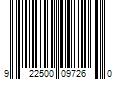 Barcode Image for UPC code 922500097260