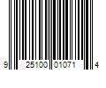 Barcode Image for UPC code 925100010714