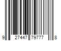 Barcode Image for UPC code 927447797778