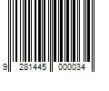 Barcode Image for UPC code 9281445000034