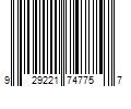 Barcode Image for UPC code 929221747757