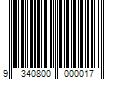 Barcode Image for UPC code 9340800000017