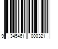 Barcode Image for UPC code 9345461000321