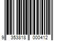 Barcode Image for UPC code 9353818000412