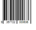 Barcode Image for UPC code 9357722000636