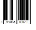 Barcode Image for UPC code 9358451000218