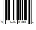 Barcode Image for UPC code 936202000404