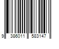 Barcode Image for UPC code 9386011583147