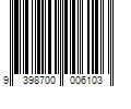 Barcode Image for UPC code 9398700006103