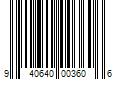 Barcode Image for UPC code 940640003606