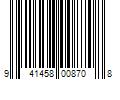 Barcode Image for UPC code 941458008708