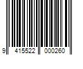 Barcode Image for UPC code 9415522000260