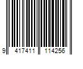 Barcode Image for UPC code 9417411114256