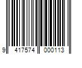 Barcode Image for UPC code 9417574000113