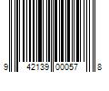 Barcode Image for UPC code 942139000578