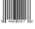 Barcode Image for UPC code 944403000178