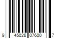 Barcode Image for UPC code 945026076007