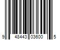 Barcode Image for UPC code 948443036005