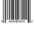 Barcode Image for UPC code 949089980004