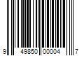 Barcode Image for UPC code 949850000047