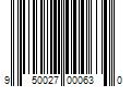 Barcode Image for UPC code 950027000630