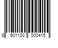 Barcode Image for UPC code 9501100000415