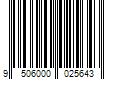 Barcode Image for UPC code 9506000025643