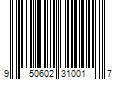 Barcode Image for UPC code 950602310017