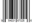 Barcode Image for UPC code 954831670256