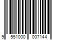 Barcode Image for UPC code 9551000007144