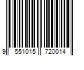 Barcode Image for UPC code 9551015720014