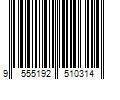 Barcode Image for UPC code 9555192510314