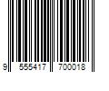 Barcode Image for UPC code 9555417700018