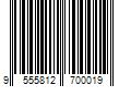 Barcode Image for UPC code 9555812700019