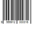 Barcode Image for UPC code 9555912000316