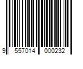 Barcode Image for UPC code 9557014000232