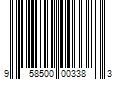 Barcode Image for UPC code 958500003383