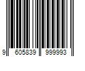 Barcode Image for UPC code 9605839999993