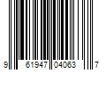 Barcode Image for UPC code 961947040637