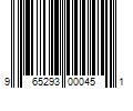 Barcode Image for UPC code 965293000451