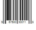 Barcode Image for UPC code 967500300118