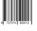 Barcode Image for UPC code 9737074500013