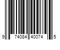 Barcode Image for UPC code 974084400745