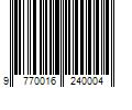 Barcode Image for UPC code 9770016240004