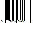 Barcode Image for UPC code 977060044032