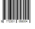 Barcode Image for UPC code 9772301058004